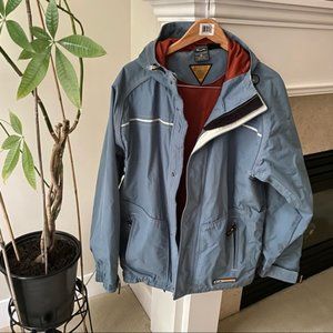 Oakley Blue Software Snowboard Rain Jacket